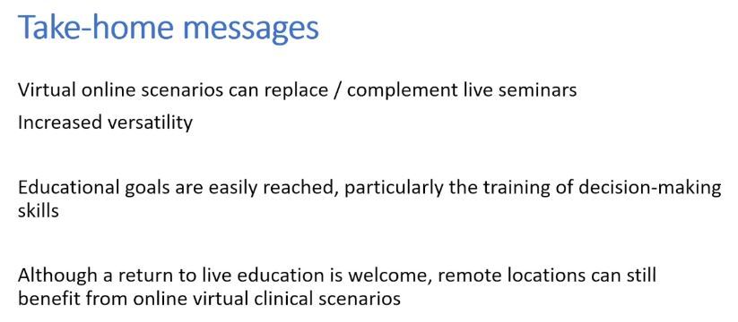 Professor Alexandrino take-home messages at Global Network event from Body Interact