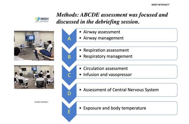 Dr Kaneko presentation at IMSH 2022 on ABCDE assessment