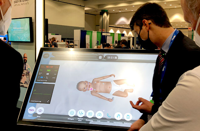 Dr Ivan Wilmot hosted a Pediatric workshop at Body Interact booth at IMSH 2022