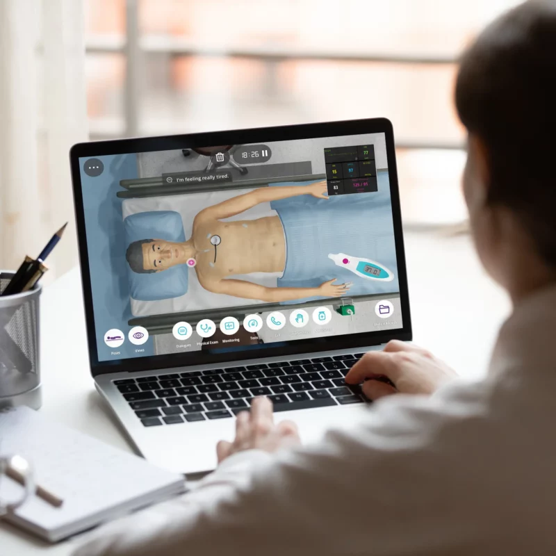 Medical Education virtual patient scenarios feature